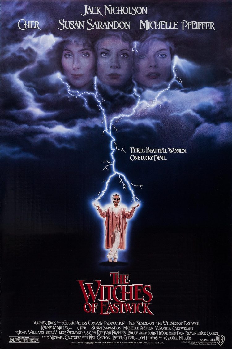 The Witches of Eastwick 1987 Poster