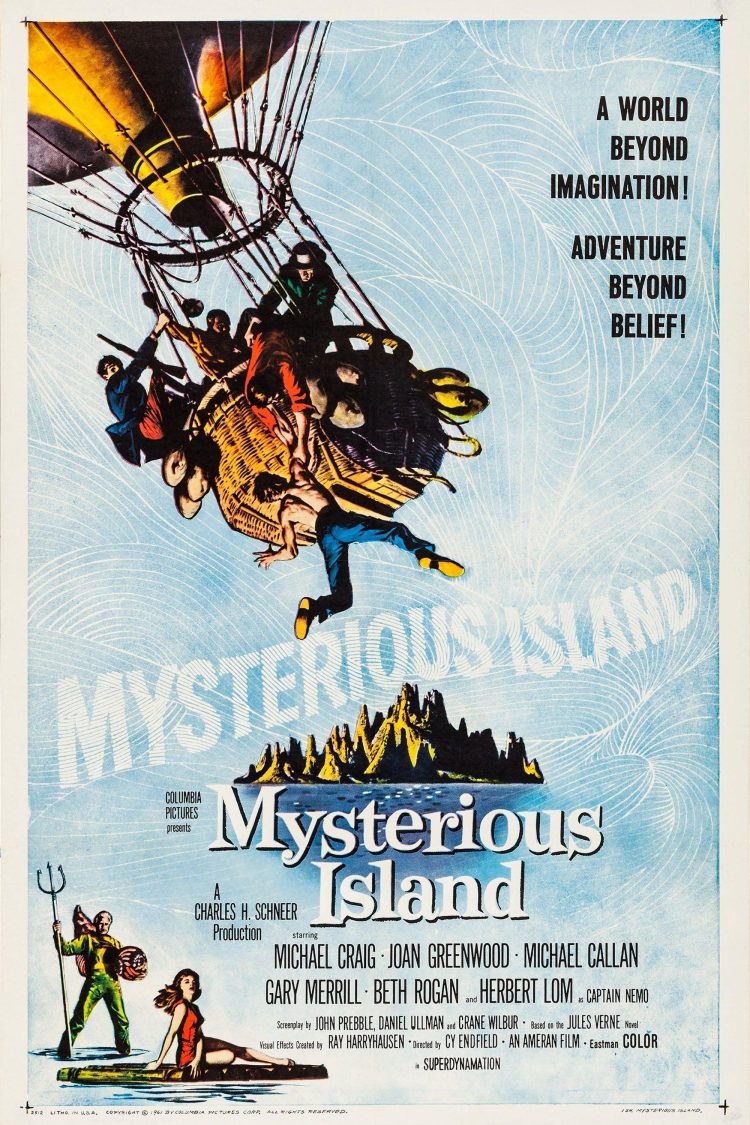 Mysterious Island 1961 Poster
