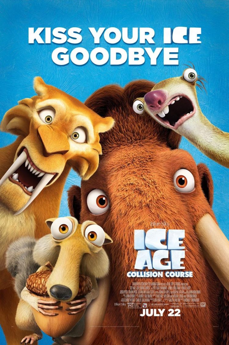 Ice Age: Collision Course 2016 Poster
