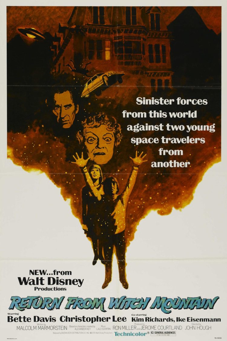 Return from Witch Mountain 1978 Poster