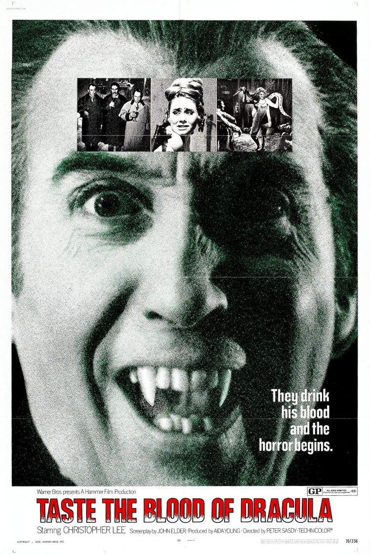Taste the Blood of Dracula 1970 Poster