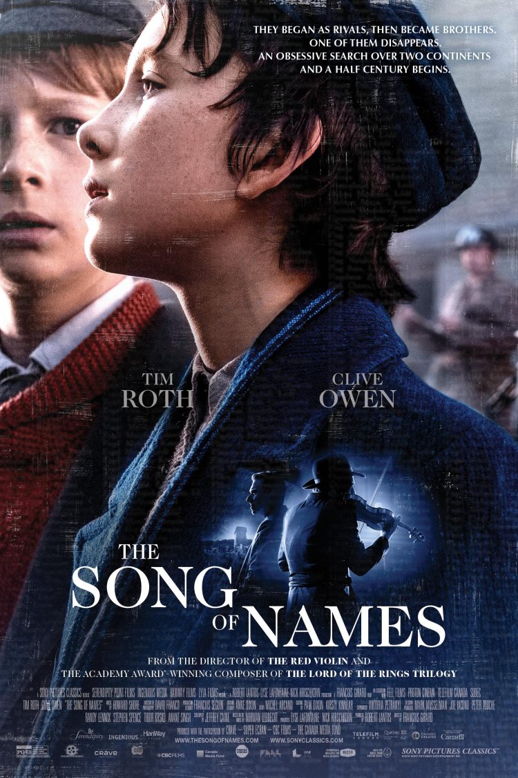 The Song of Names 2020 Poster