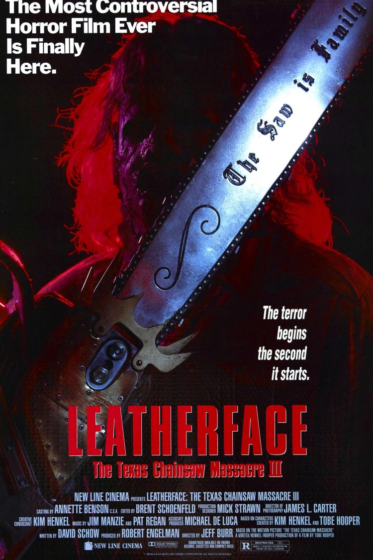 Leatherface: Texas Chainsaw Massacre III 1990 Poster