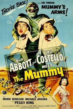 Abbott and Costello Meet the Mummy 1955 Poster