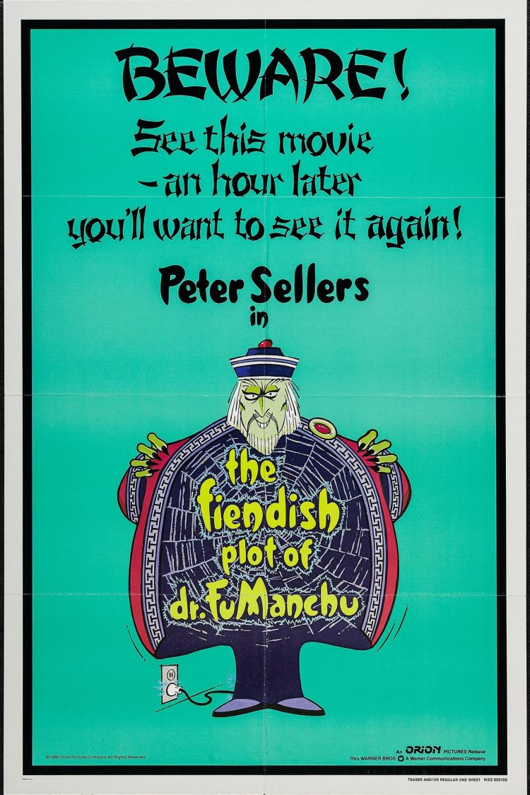 The Fiendish Plot of Dr. Fu Manchu 1980 Poster
