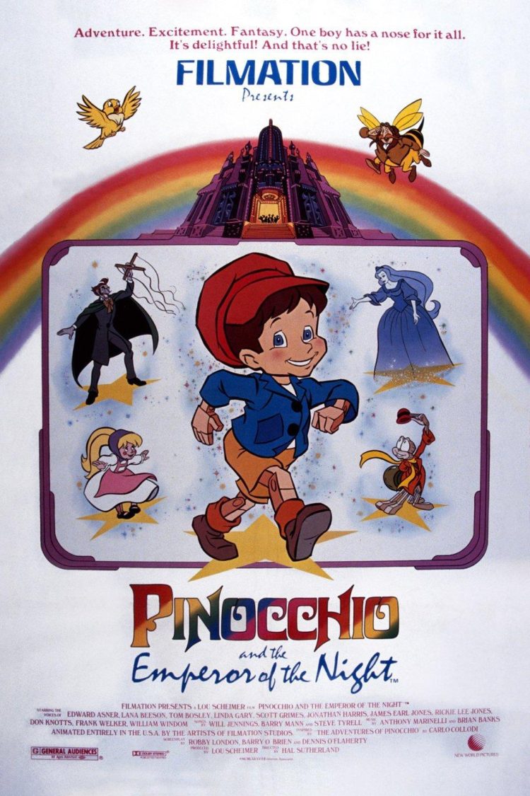 Pinocchio and the Emperor of the Night 1987 Poster